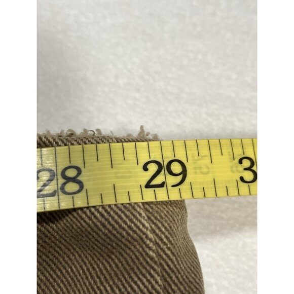 Woolrich Sherpa Lined Canvas Work Vest Mens 2XL Khaki Zip Front Outdoor - Picture 11 of 11